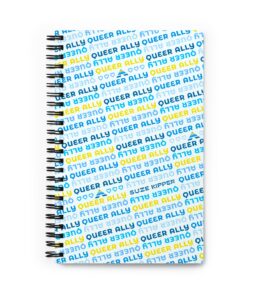 Queer Ally Notebook – A5 Dotted Pages – Suze Kipper