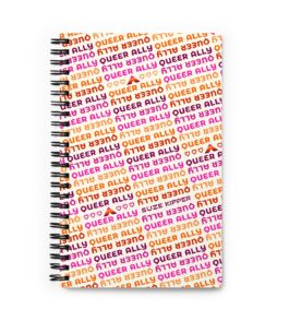 Queer Ally Notebook – A5 Dotted Pages – Suze Kipper