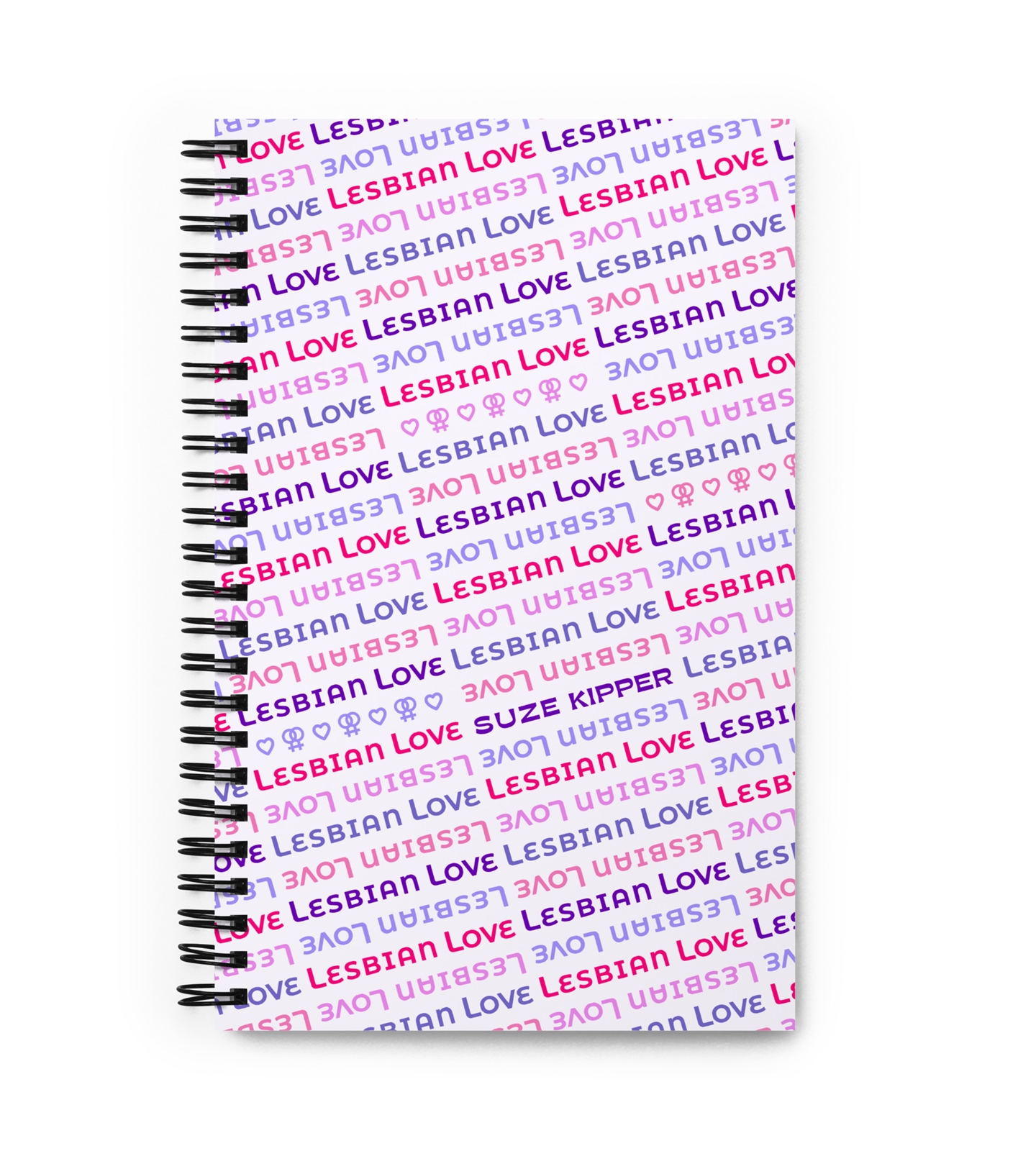 Lesbian Love Notebook - A5 Dotted Pages - Suze Kipper - Image 8