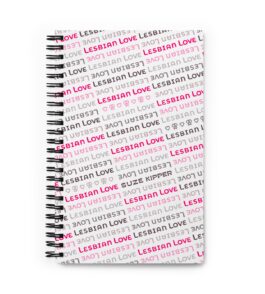 Lesbian Love Notebook – A5 Dotted Pages – Suze Kipper