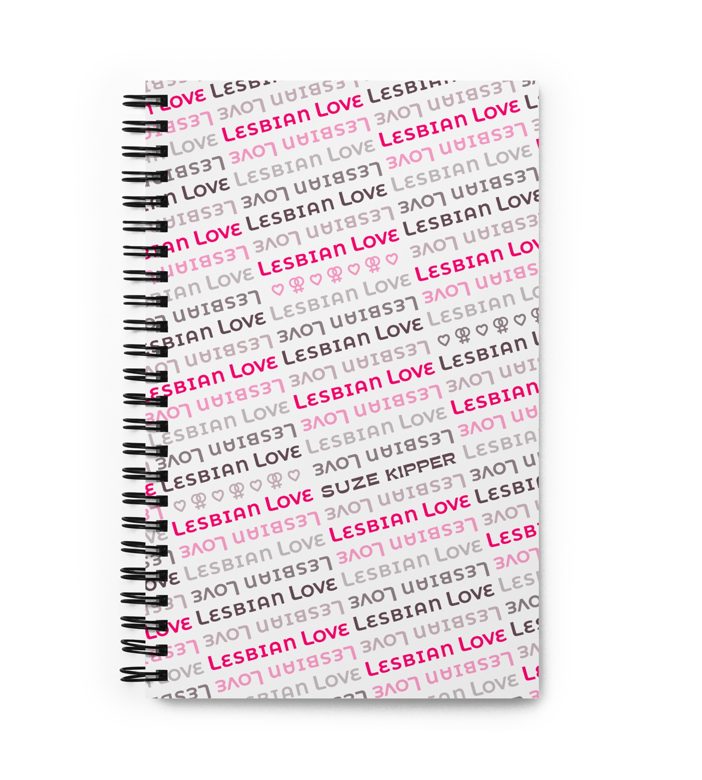 Lesbian Love Notebook - A5 Dotted Pages - Suze Kipper - Image 2