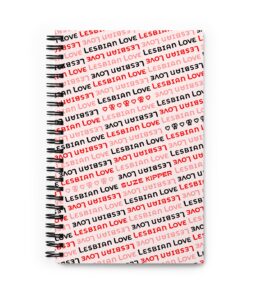 Lesbian Love Notebook – A5 Dotted Pages – Suze Kipper