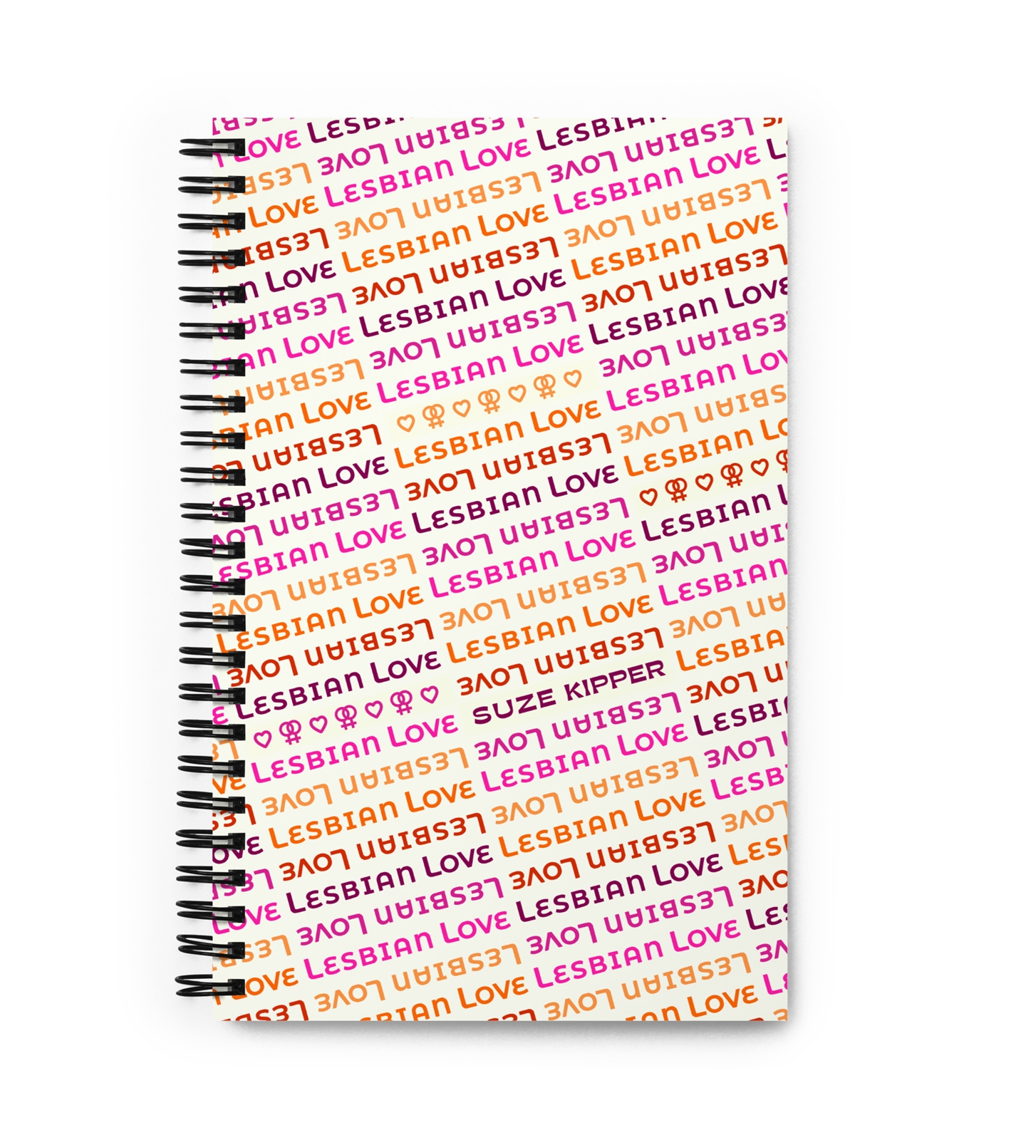 Lesbian Love Notebook - A5 Dotted Pages - Suze Kipper - Image 6